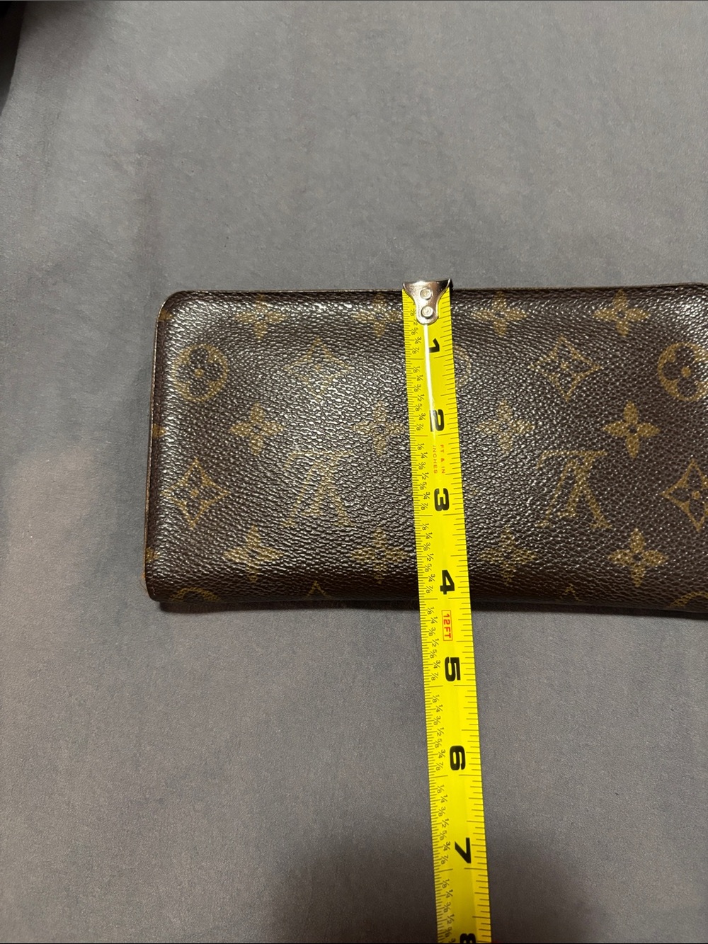 Louis Vuitton Monogram Long Wallet in Brown and Tan - Picture 12 of 12